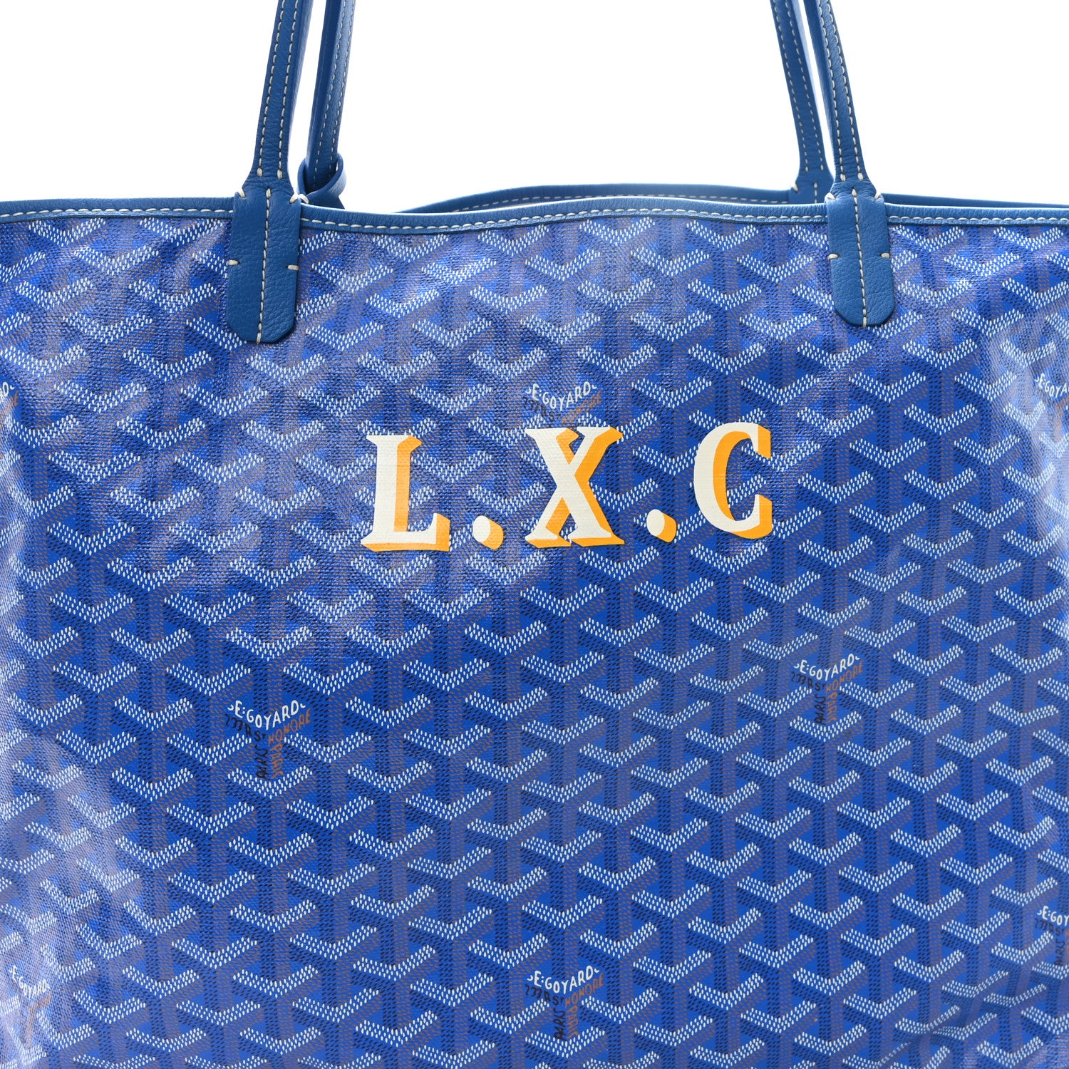 Goyard Goyardine Saint Louis GM Sky Blue 9 of 12