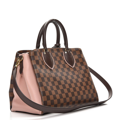 Louis Vuitton Cuir Taurillon Damier Ebene Normandy Magnolia 8 of 10