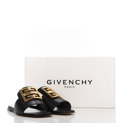 Givenchy Goatskin 4G Flat Sandals 35 Black 9 of 9