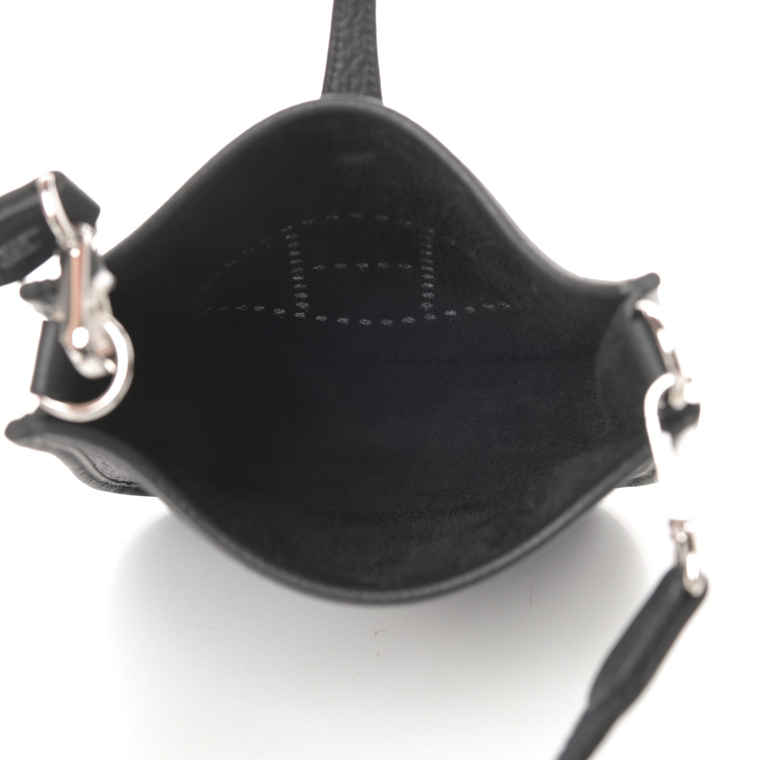 Hermes Taurillon Clemence Evelyne TPM Black 5 of 11