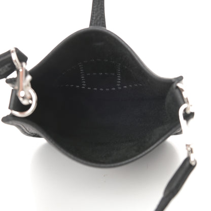 Hermes Taurillon Clemence Evelyne TPM Black 5 of 11