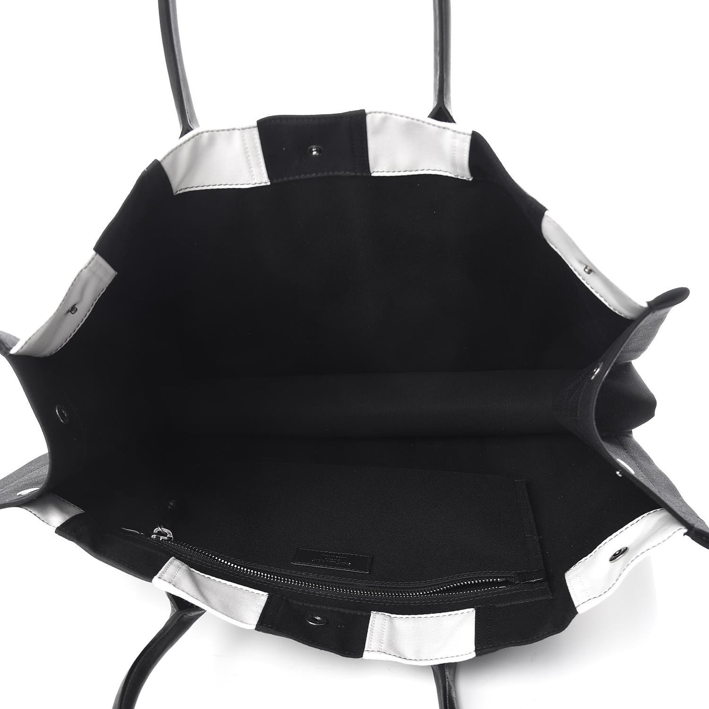 Canvas Noe Tote Black White
