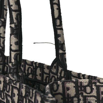 Christian Dior Oblique Medium Book Tote Blue Multicolor 10 of 10