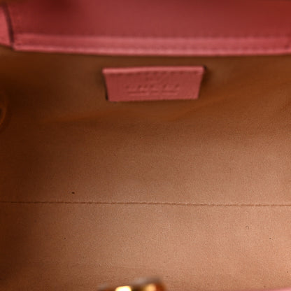 Gucci Wonka Grain Calfskin Mini Diana Tote Bag Wild Rose Fuxia Fluo 5 of 10