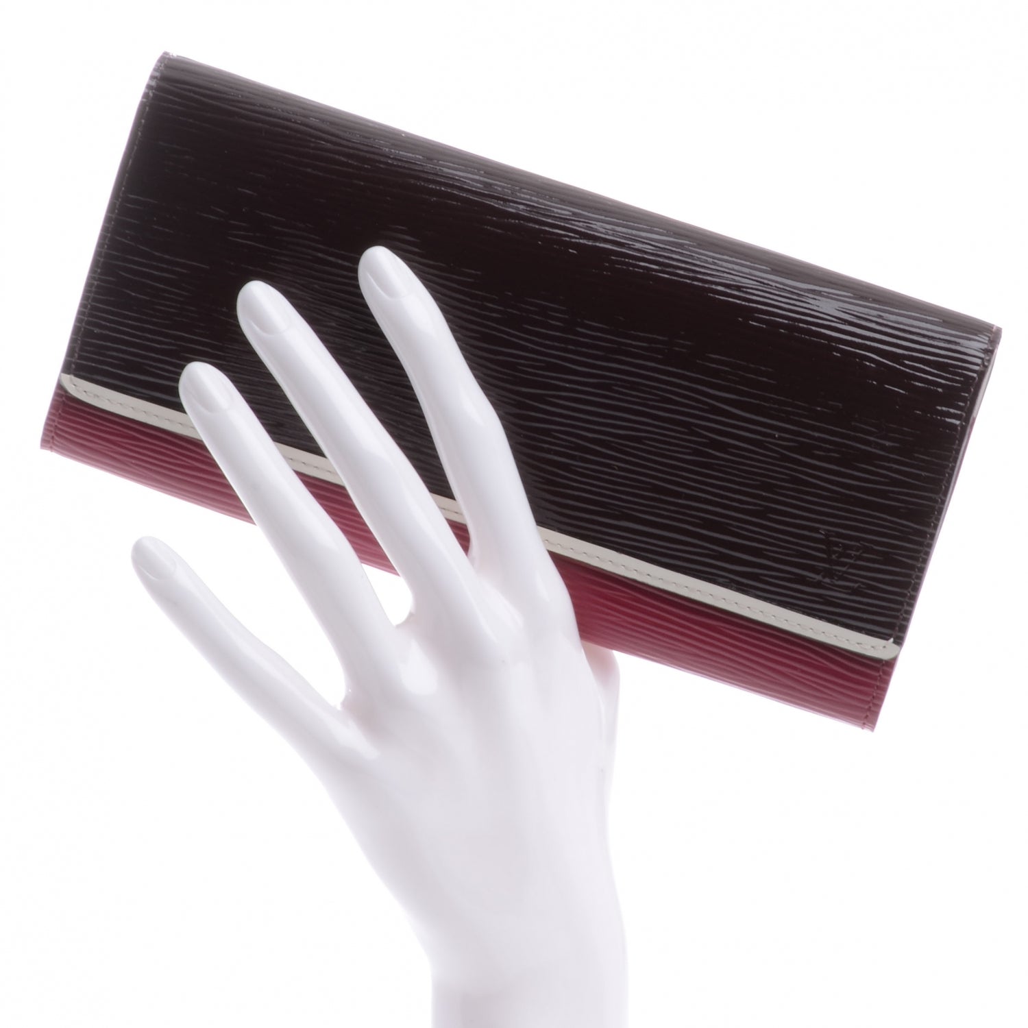 Louis Vuitton Electric Epi Flore Wallet Prune 2 of 7