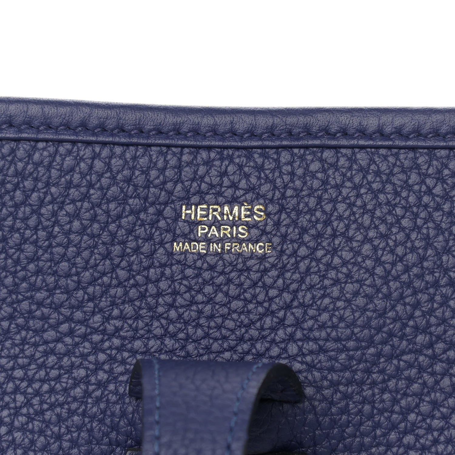 Hermes Taurillon Clemence Evelyne III PM Bleu Encre 5 of 10