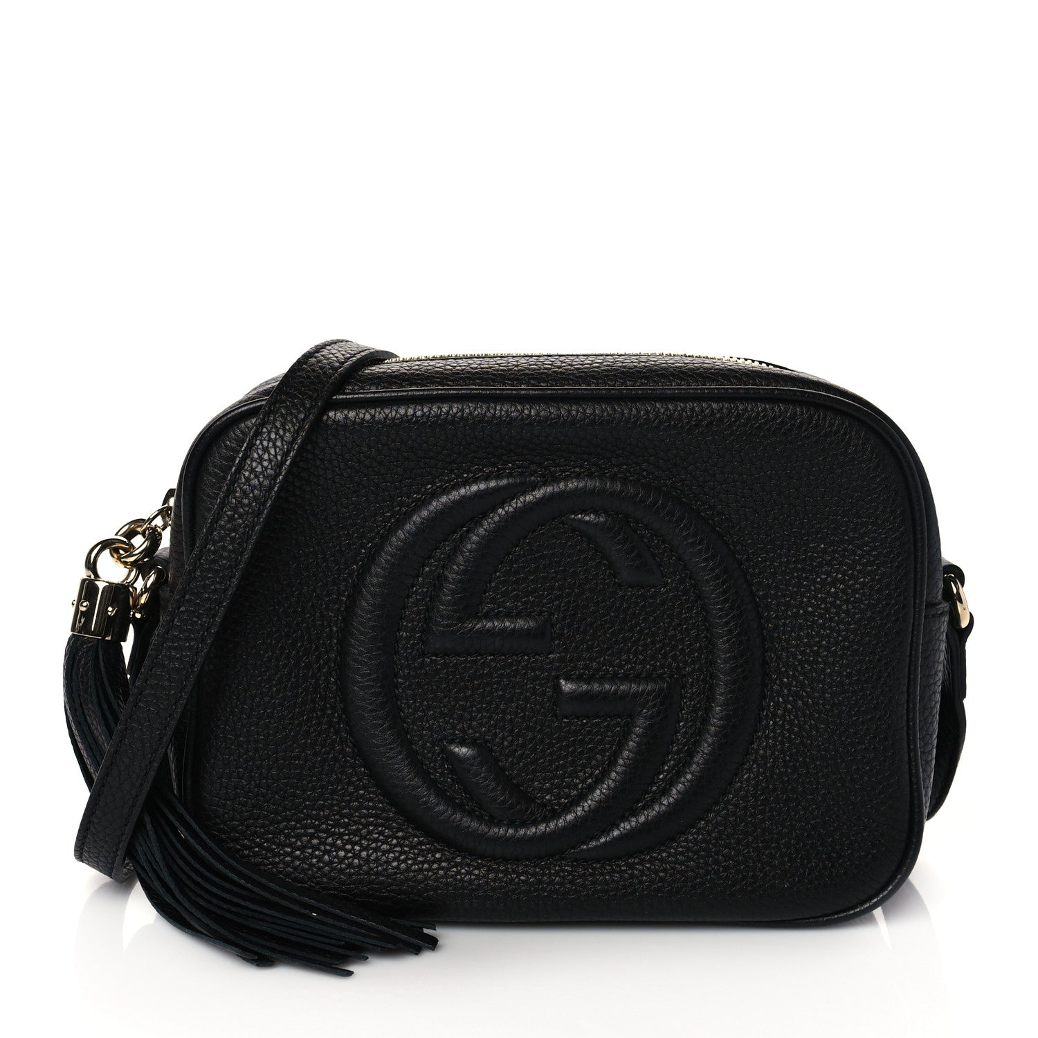 Gucci Pebbled Calfskin Small Soho Disco Bag Black 1 of 11