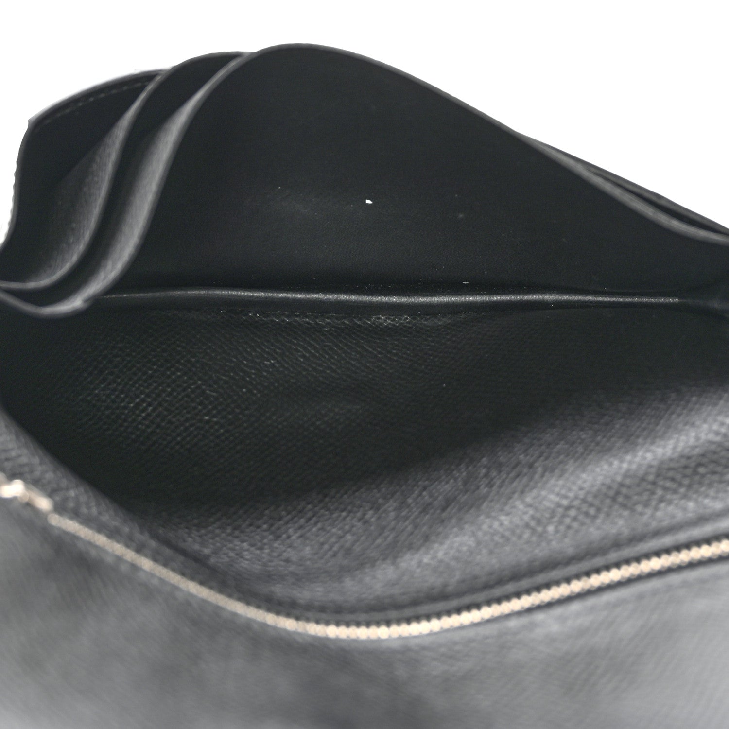 Hermes Epsom Bearn Gusset Wallet Black 6 of 14