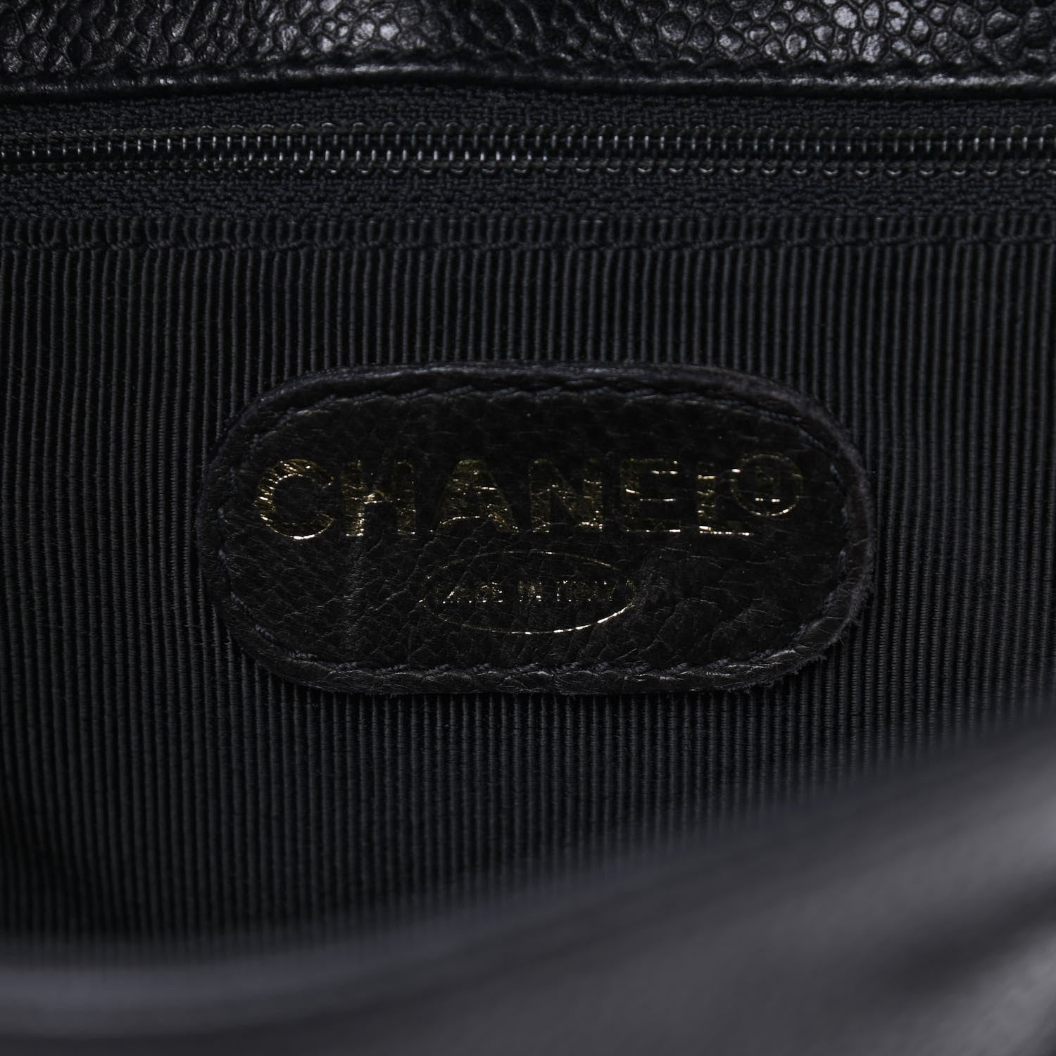 Chanel Caviar CC Backpack Black 5 of 8