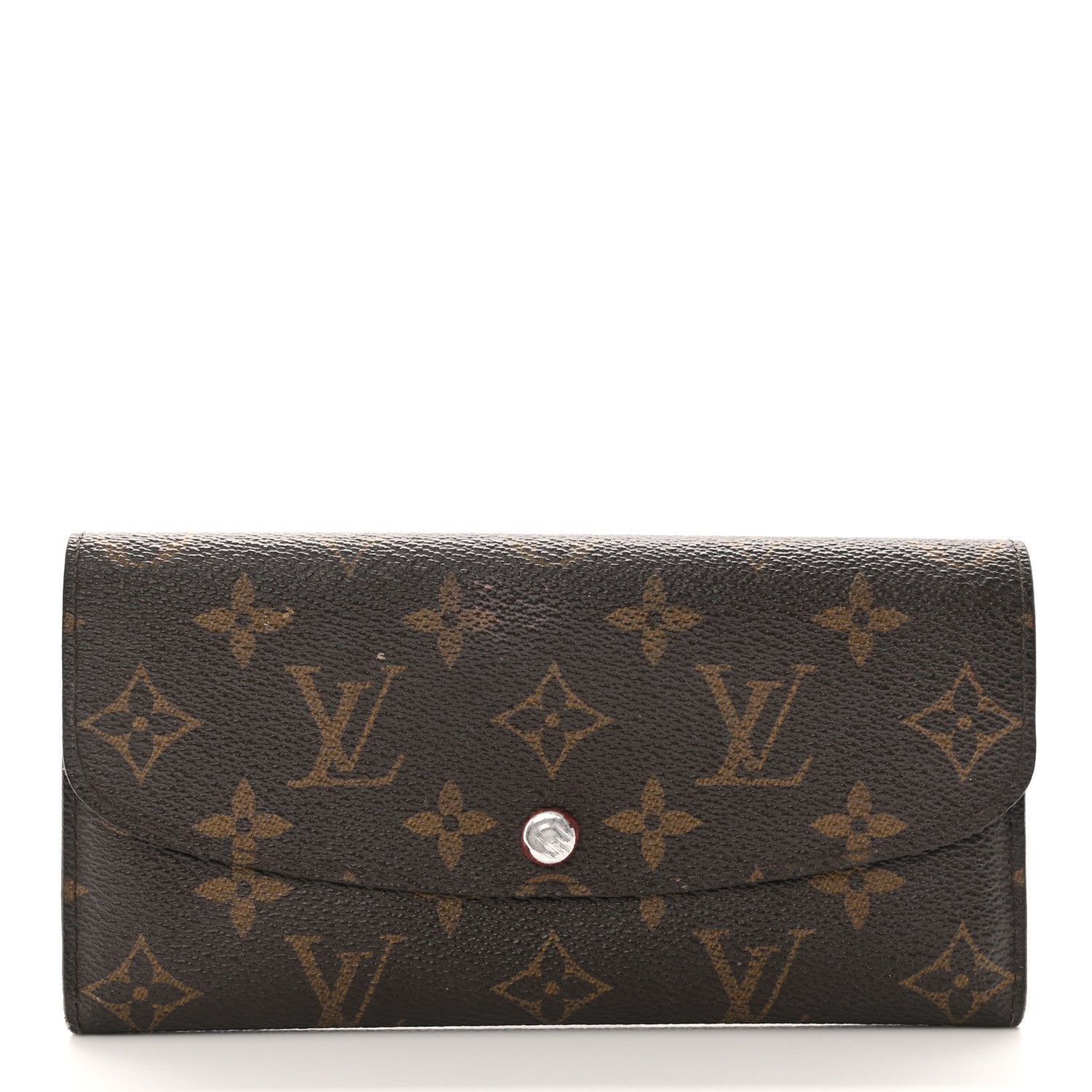 Louis Vuitton Monogram Emilie Wallet Red 1 of 10