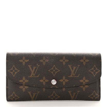 Louis Vuitton Monogram Emilie Wallet Red 1 of 10
