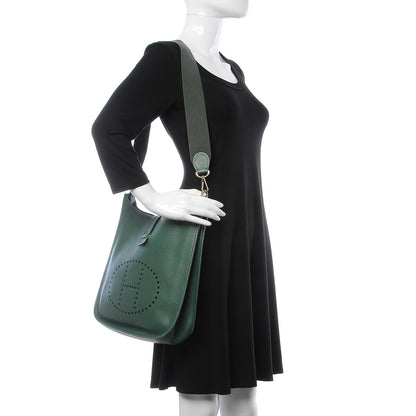 Hermes Courchevel Evelyne GM Vert Clair 2 of 18