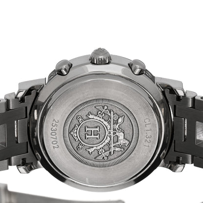 Hermes Stainless Steel 31mm Clipper Chronograph Quartz Watch 4 of 4