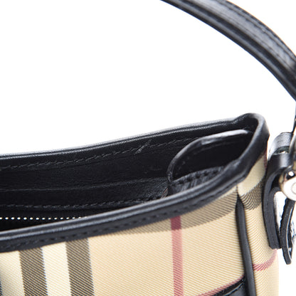 Burberry House Check Studded Shoulder Bag Black 7 of 12