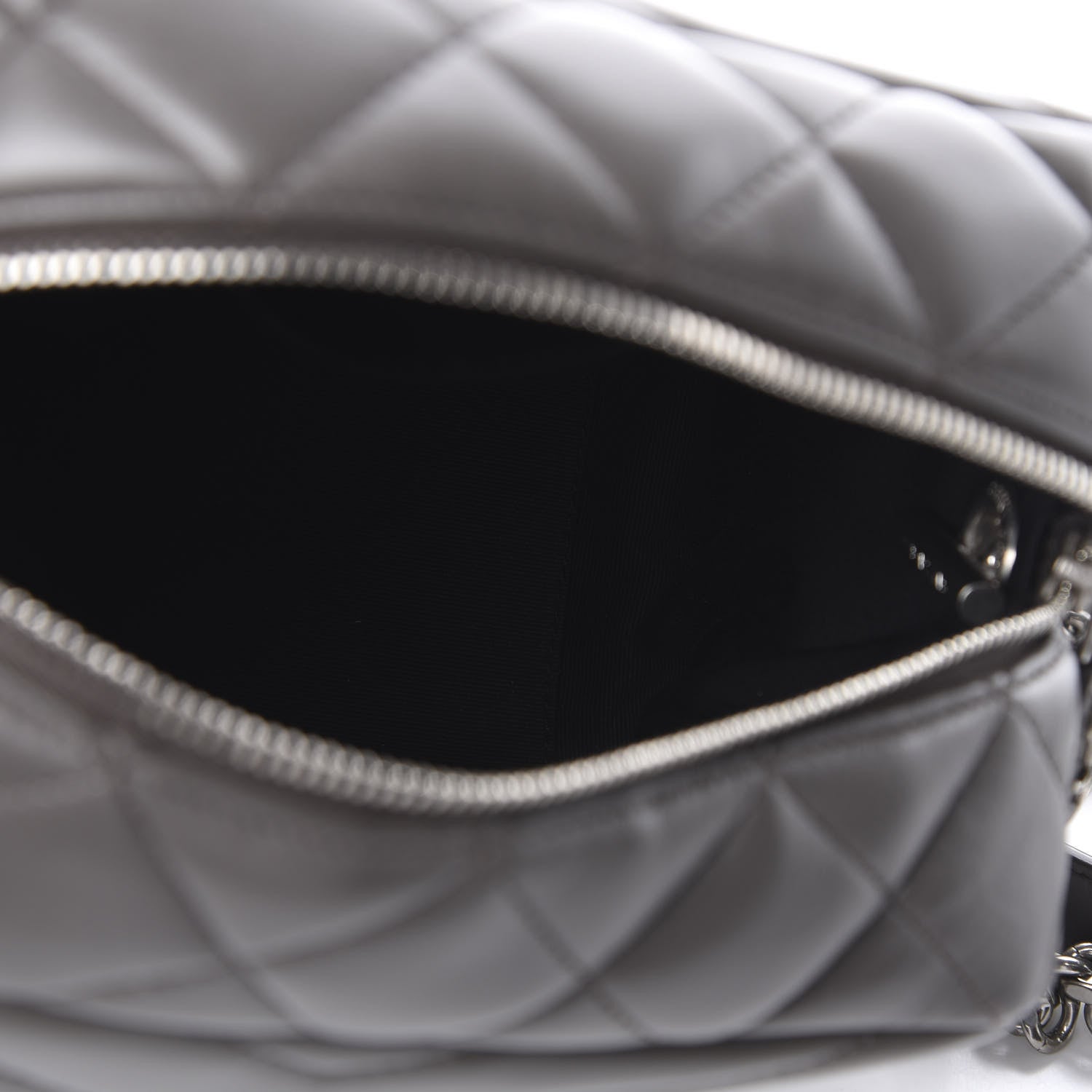 Saint Laurent Calfskin Y Quilted Monogram Small Loulou Bowling Bag Earth 5 of 11