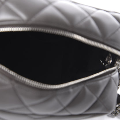 Saint Laurent Calfskin Y Quilted Monogram Small Loulou Bowling Bag Earth 5 of 11