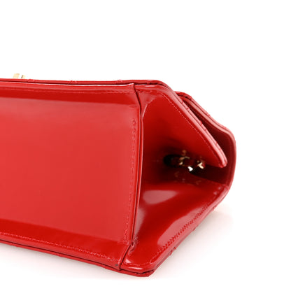 Chanel Glazed Calfskin Quilted East West Flap Red 10 of 10