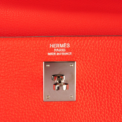Hermes Togo Kelly Retourne 40 Capucine 10 of 24
