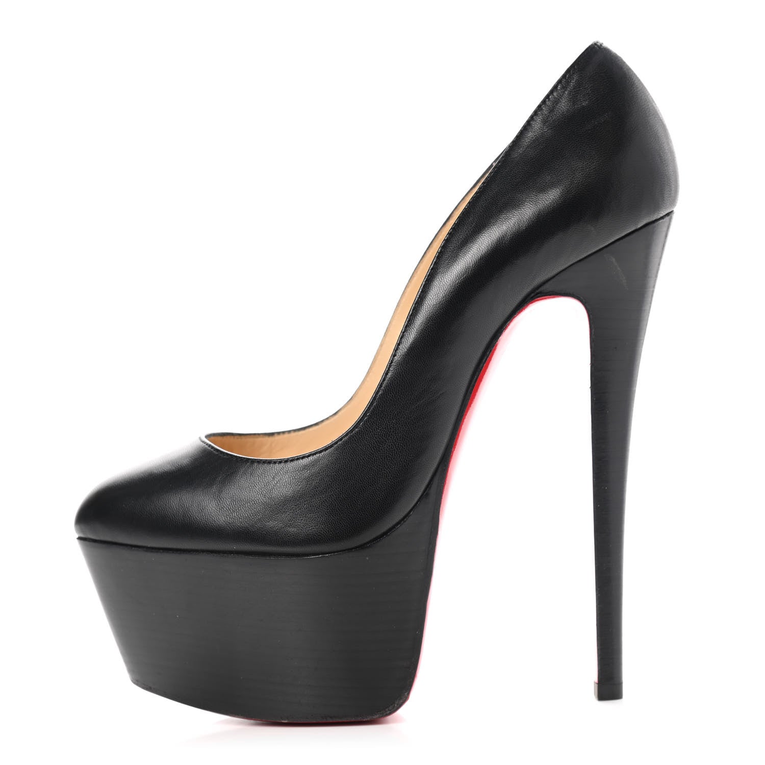 Christian Louboutin Kid Victoria 160 Pumps 37 Black 1 of 13