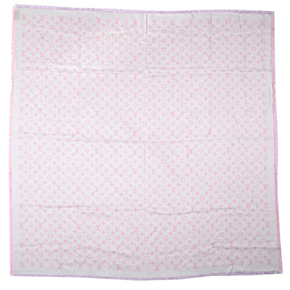 Louis Vuitton Silk Sur Mesure Square Scarf Pink 3 of 5