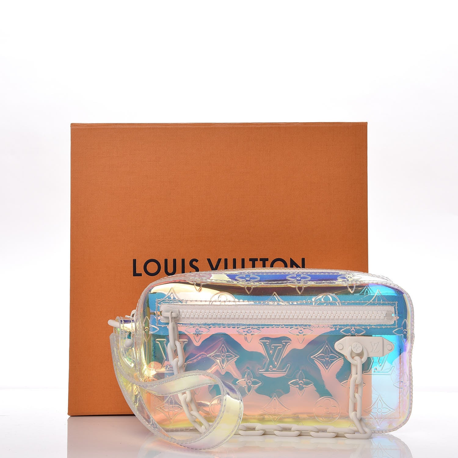 Louis Vuitton PVC Monogram Pochette Volga Iridescent Prism 10 of 10