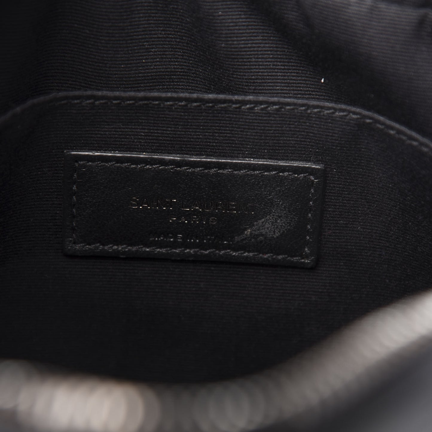 Calfskin Matelasse Monogram Lou Camera Bag Black
