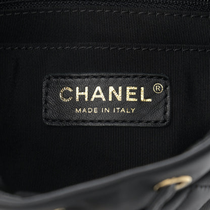 Chanel Lambskin Quilted Mini Urban Spirit Backpack Black 6 of 12