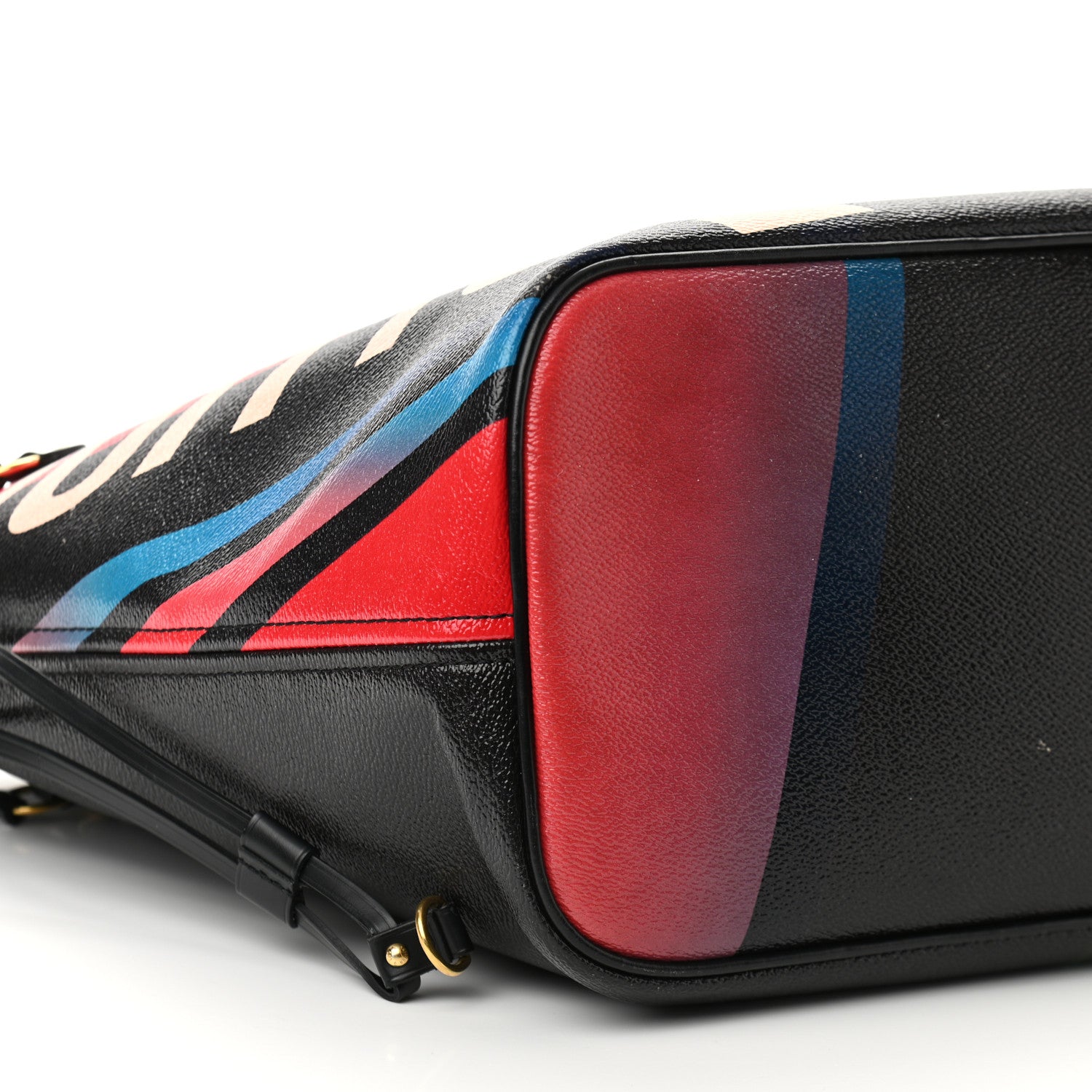 Louis Vuitton Damier Race Neverfull MM Noir Rouge 11 of 18