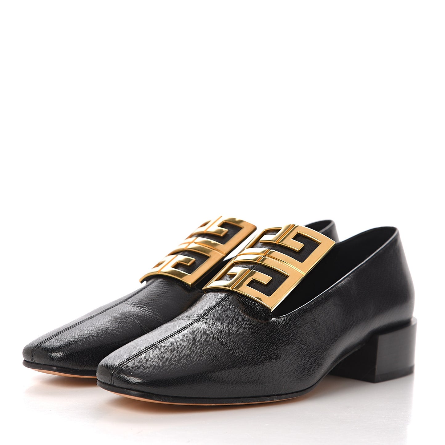Goatskin 4G Loafer 39 Black