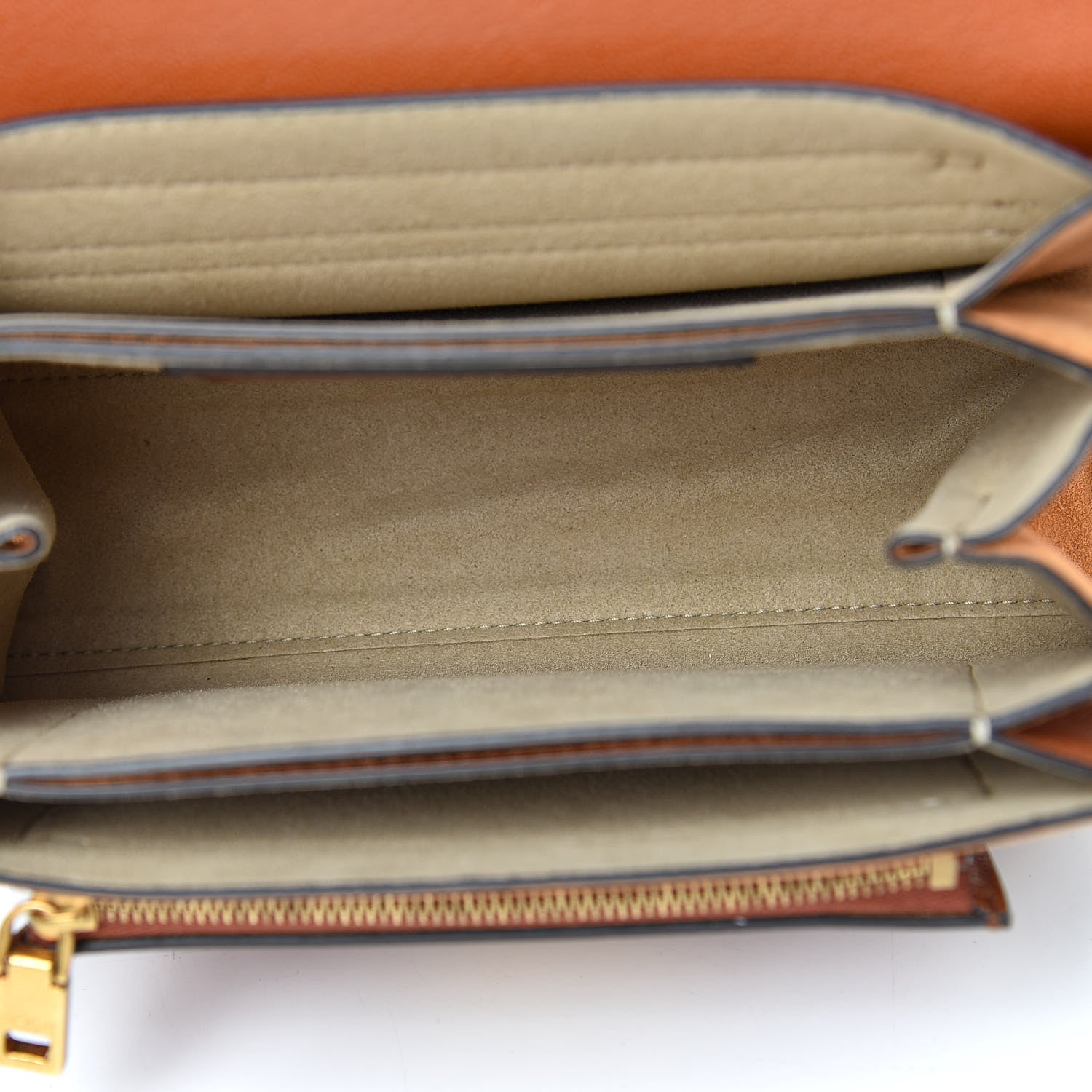Givenchy Goatskin Small GV3 Shoulder Bag Chestnut 5 of 11
