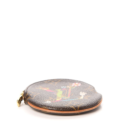 Louis Vuitton Monogram MOCA Round Coin Purse 3 of 5