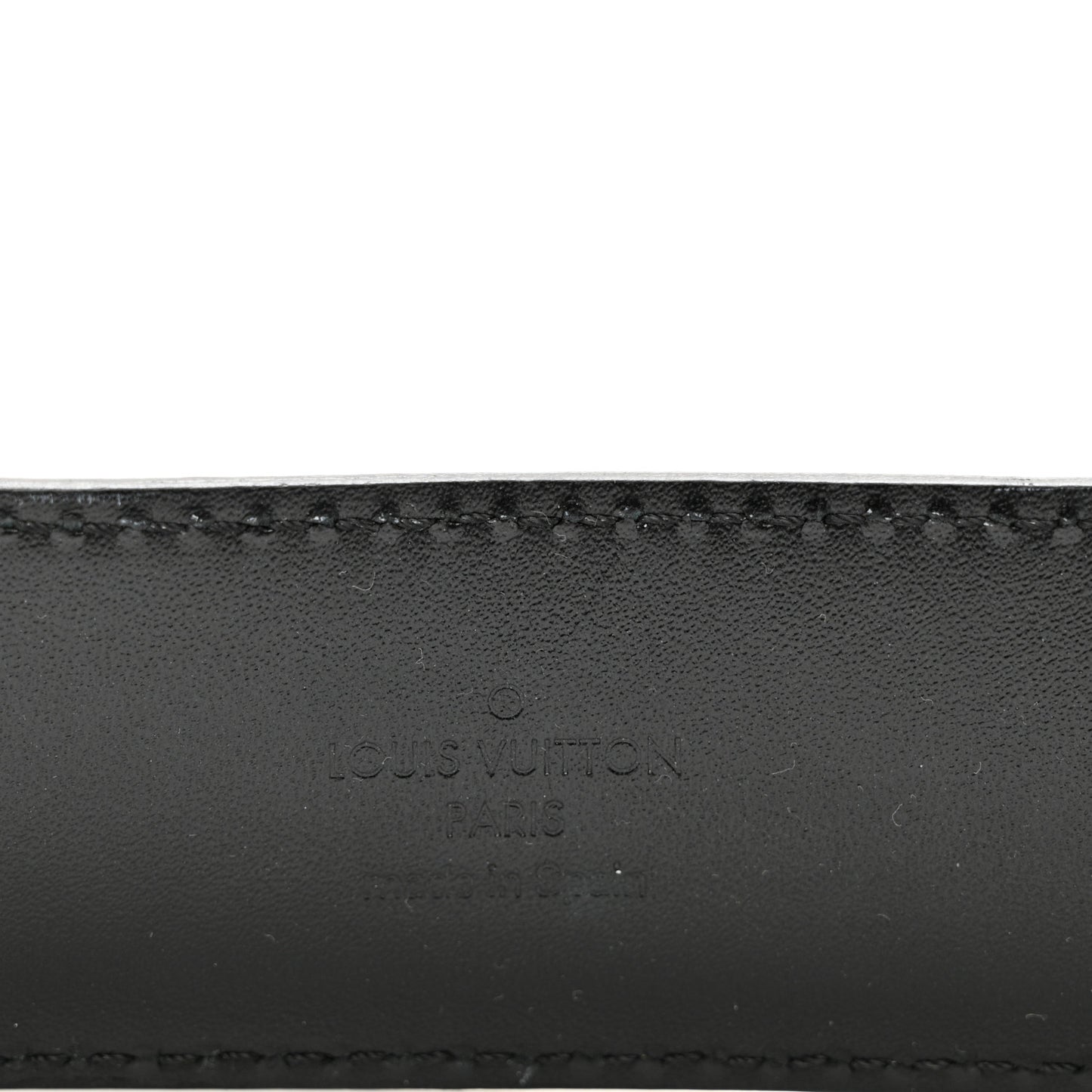 Damier Graphite 40mm LV Initiales Belt 90 36