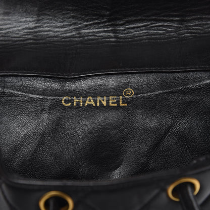 Chanel Lambskin Quilted CC Chain Backpack Black 6 of 16