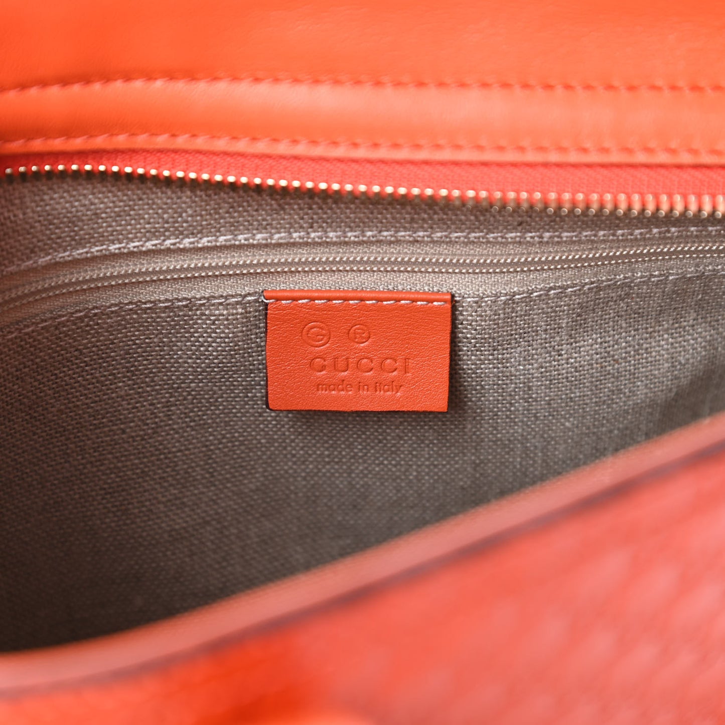 Microguccissima Small Bree Tote Sun Orange