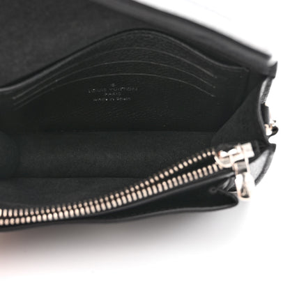 Louis Vuitton Soft Calfskin Mini My Lockme Chain Pochette Black 5 of 13