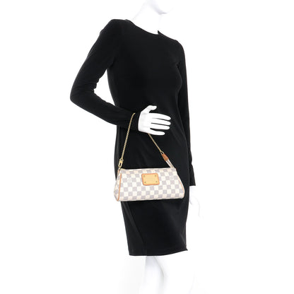 Louis Vuitton Damier Azur Eva Clutch 2 of 8