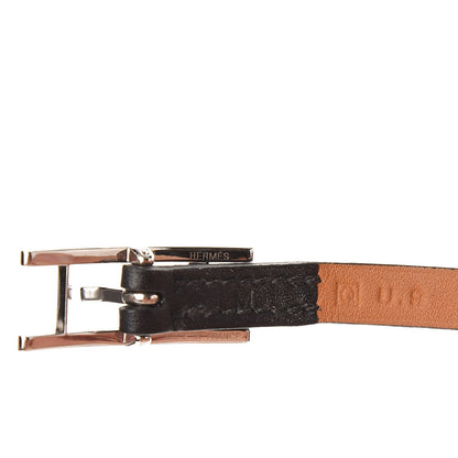 Hermes Chamonix Hapi 3MM Triple Tour Wrap Bracelet M Black 4 of 7