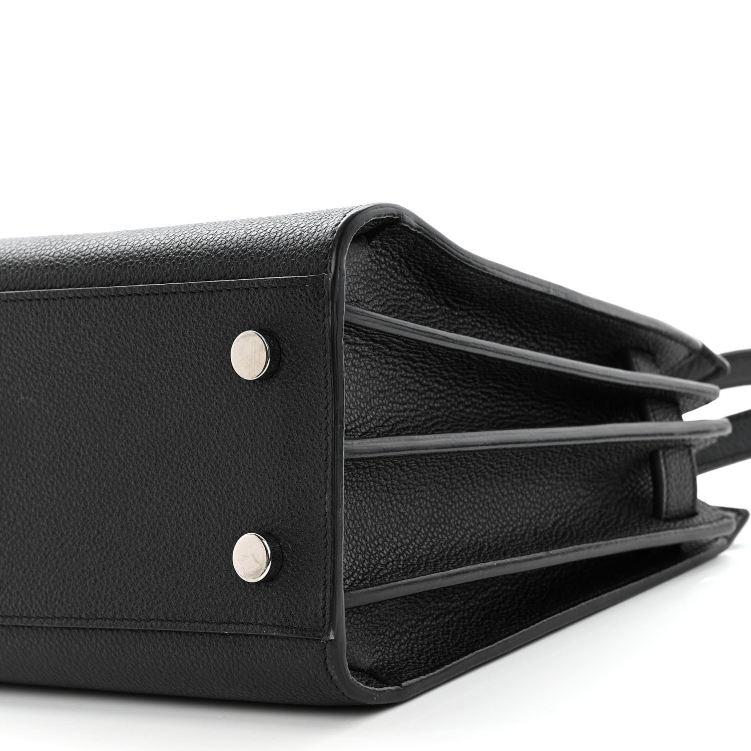 Saint Laurent Grained Calfskin Baby Sac De Jour Black 10 of 12