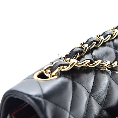 Chanel Lambskin Quilted Jumbo Single Flap Black 17 of 17