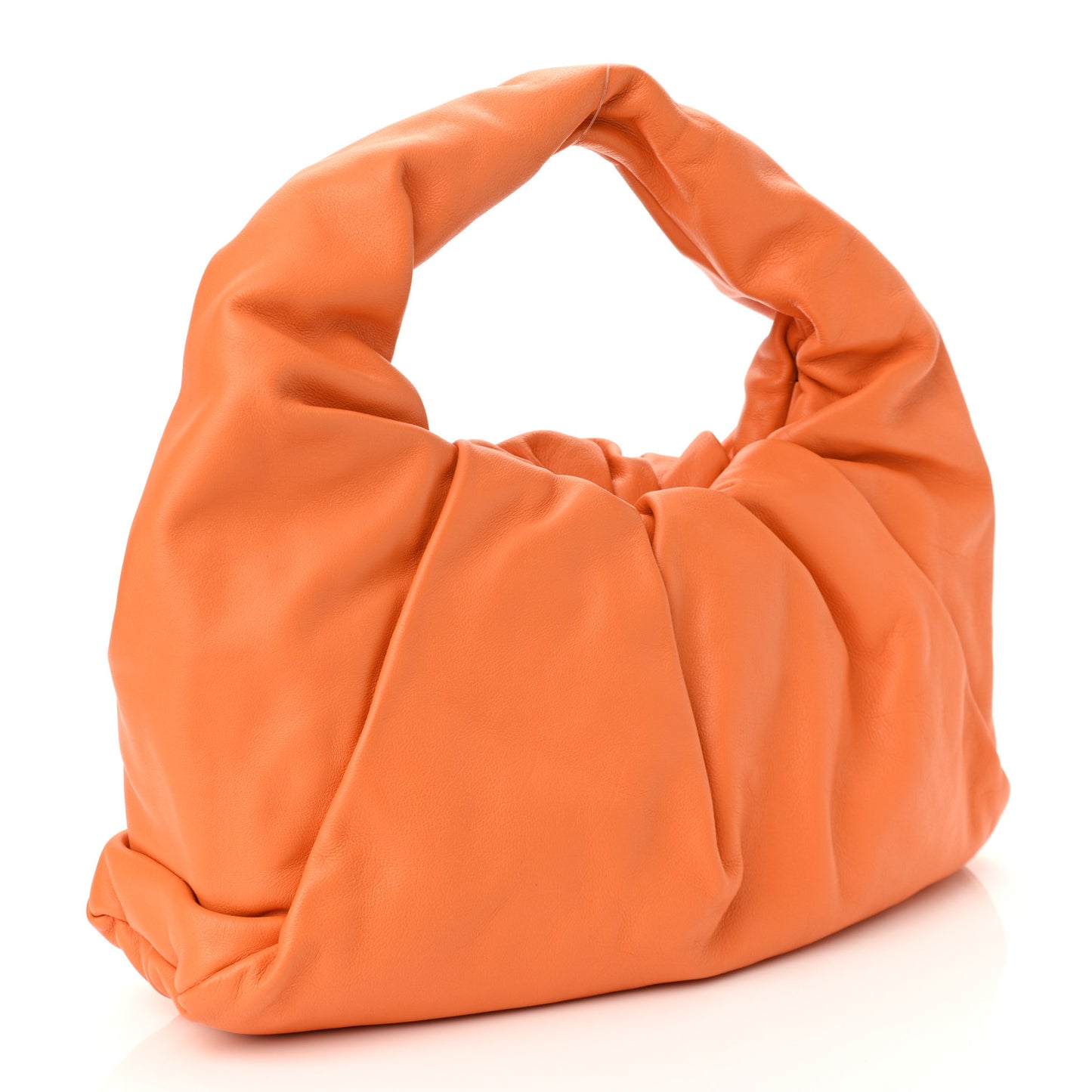 Smooth Butter Calfskin Small The Shoulder Pouch Light Orange