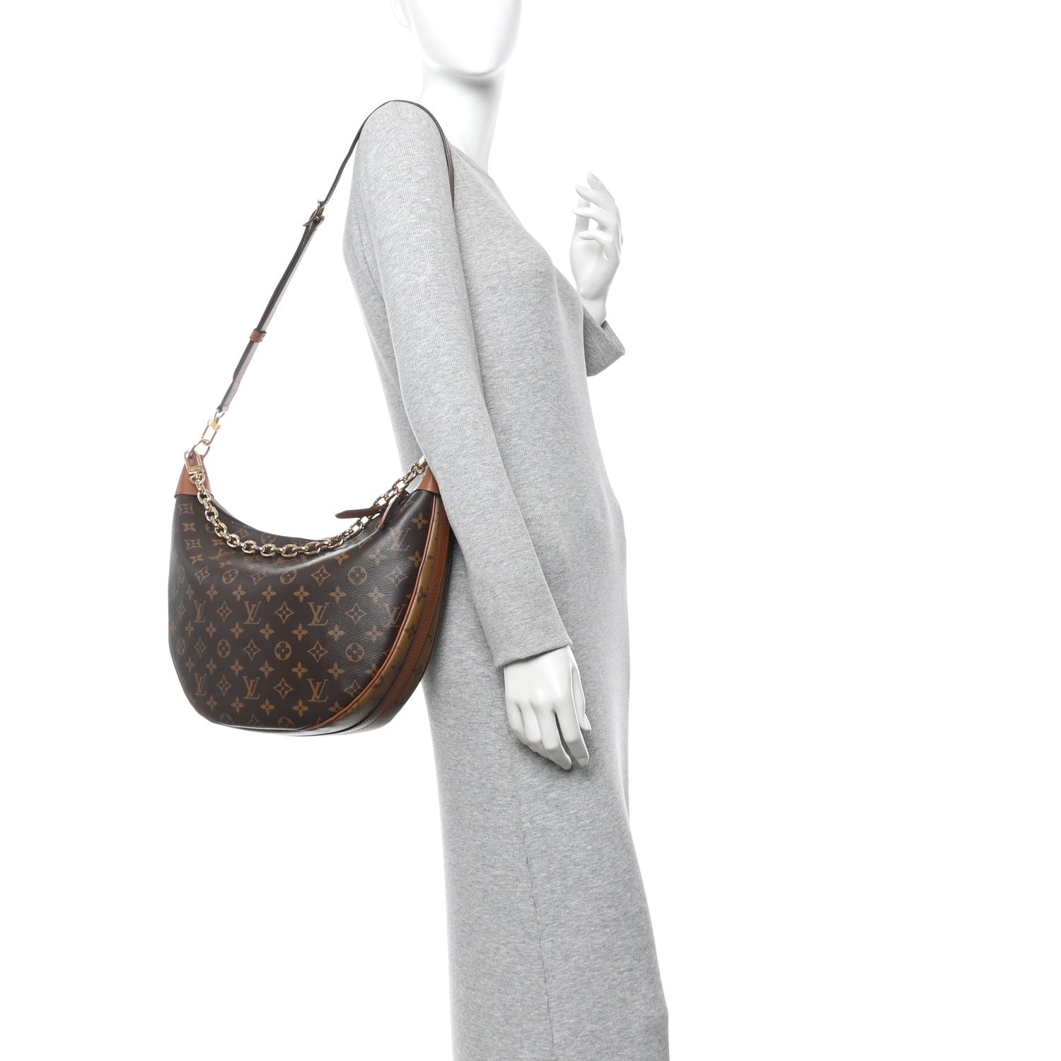 Louis Vuitton Reverse Monogram Loop Hobo 2 of 11