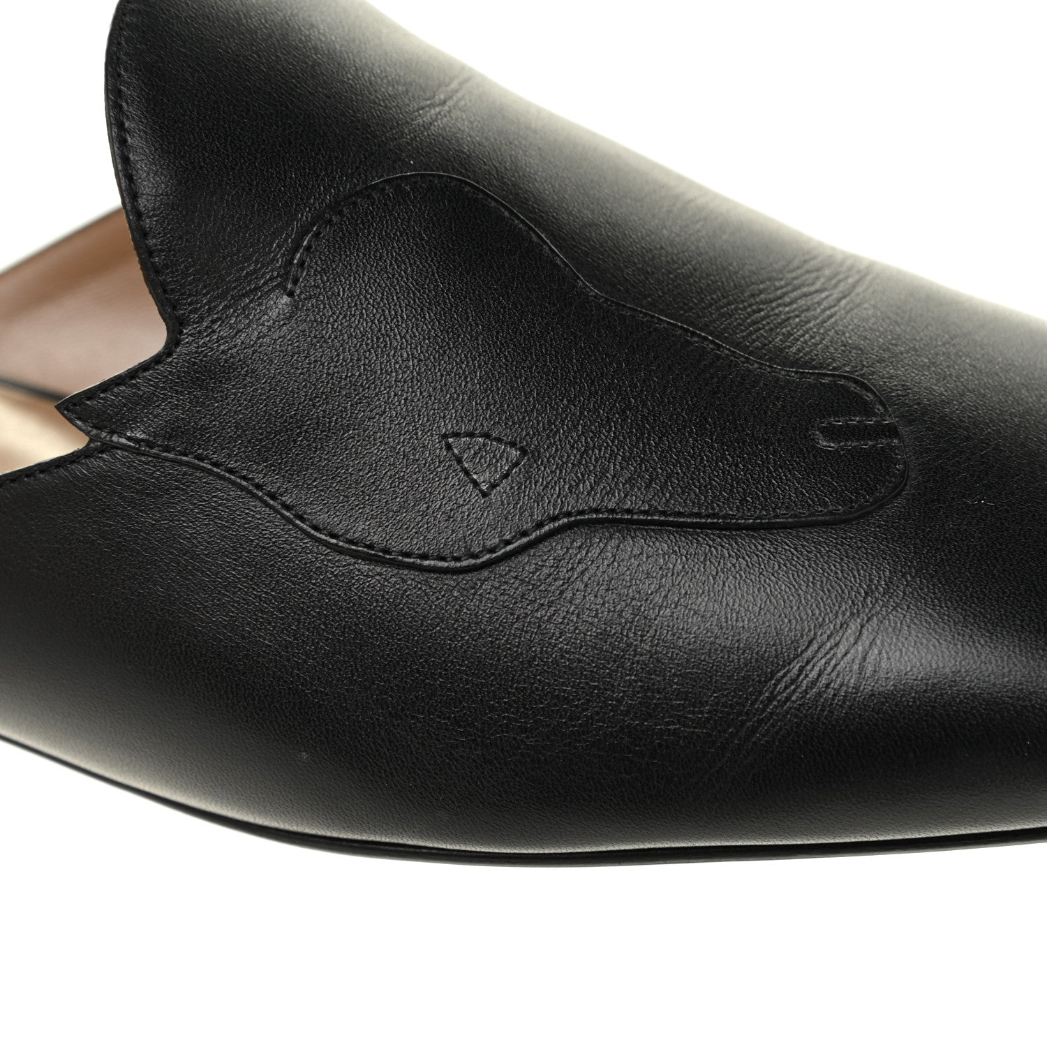 Hermes Calfskin Tangeria Mules 38 Black 9 of 10