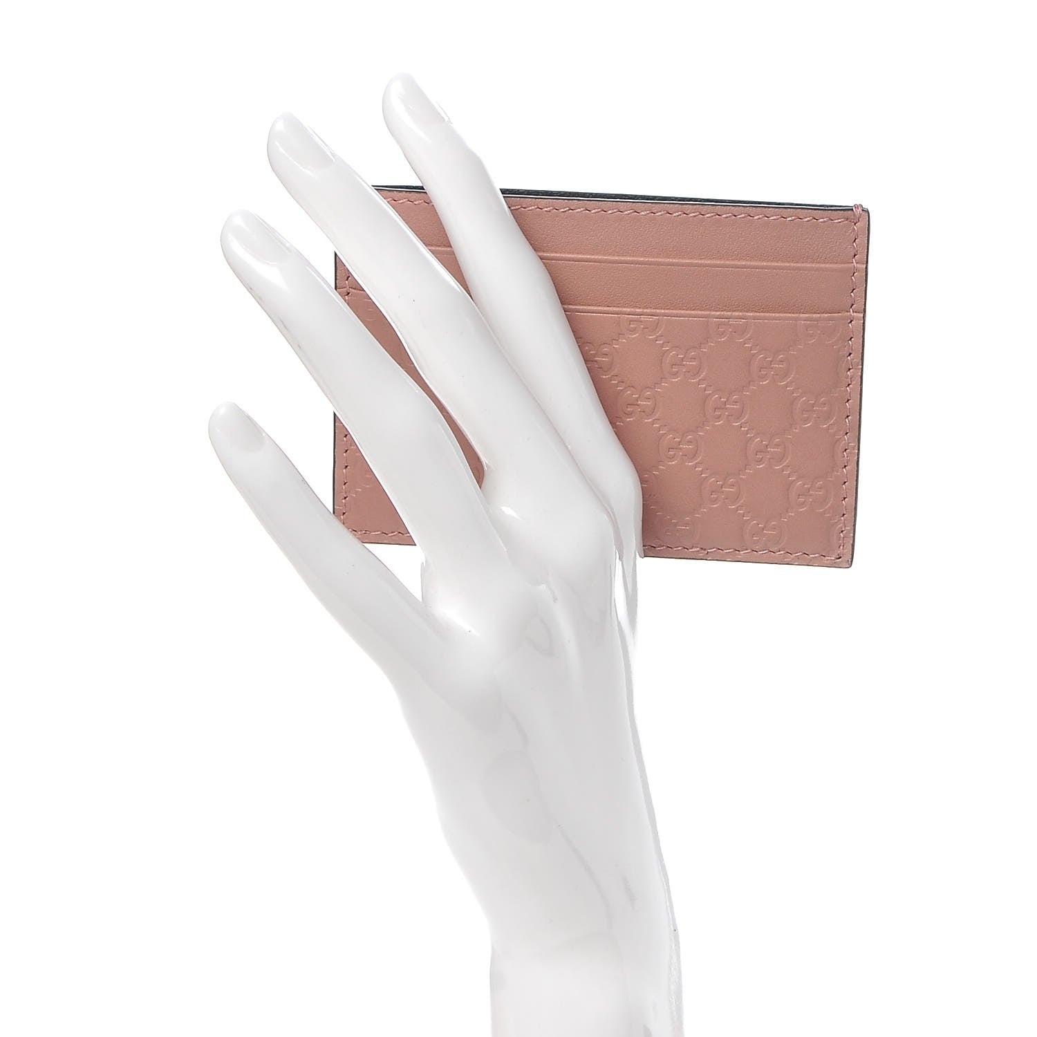 Gucci Microguccissima Card Holder Soft Pink 2 of 7