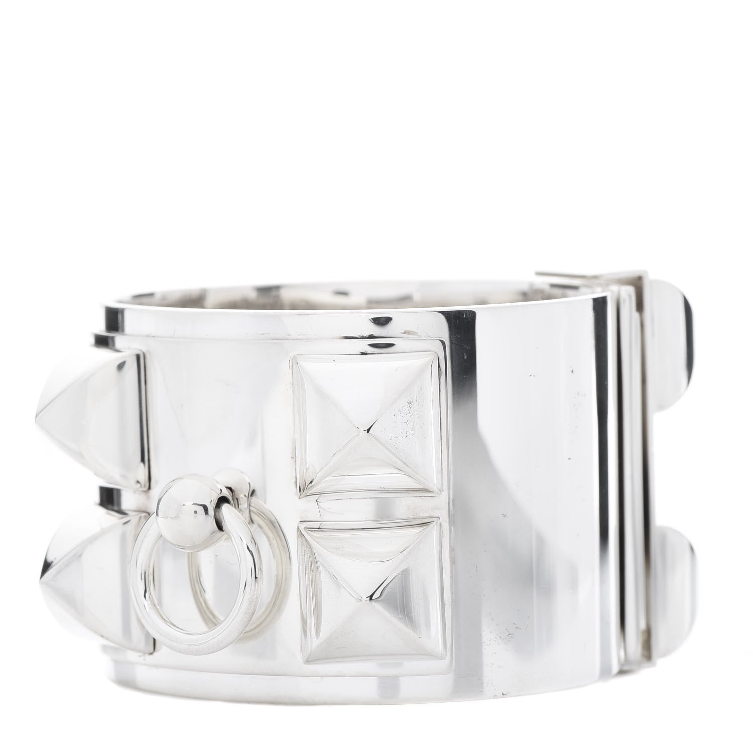 Hermes Sterling Silver Collier De Chien Bracelet SH 1 of 15