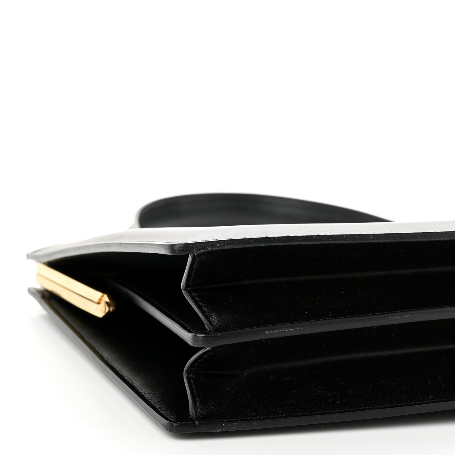 Celine Box Calfskin Medium Clasp Bag Black 8 of 10