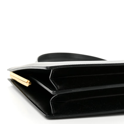 Celine Box Calfskin Medium Clasp Bag Black 8 of 10