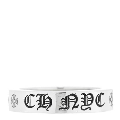 Chrome Hearts Sterling Silver CH NYC Spacer Ring 69 12.5 1 of 4