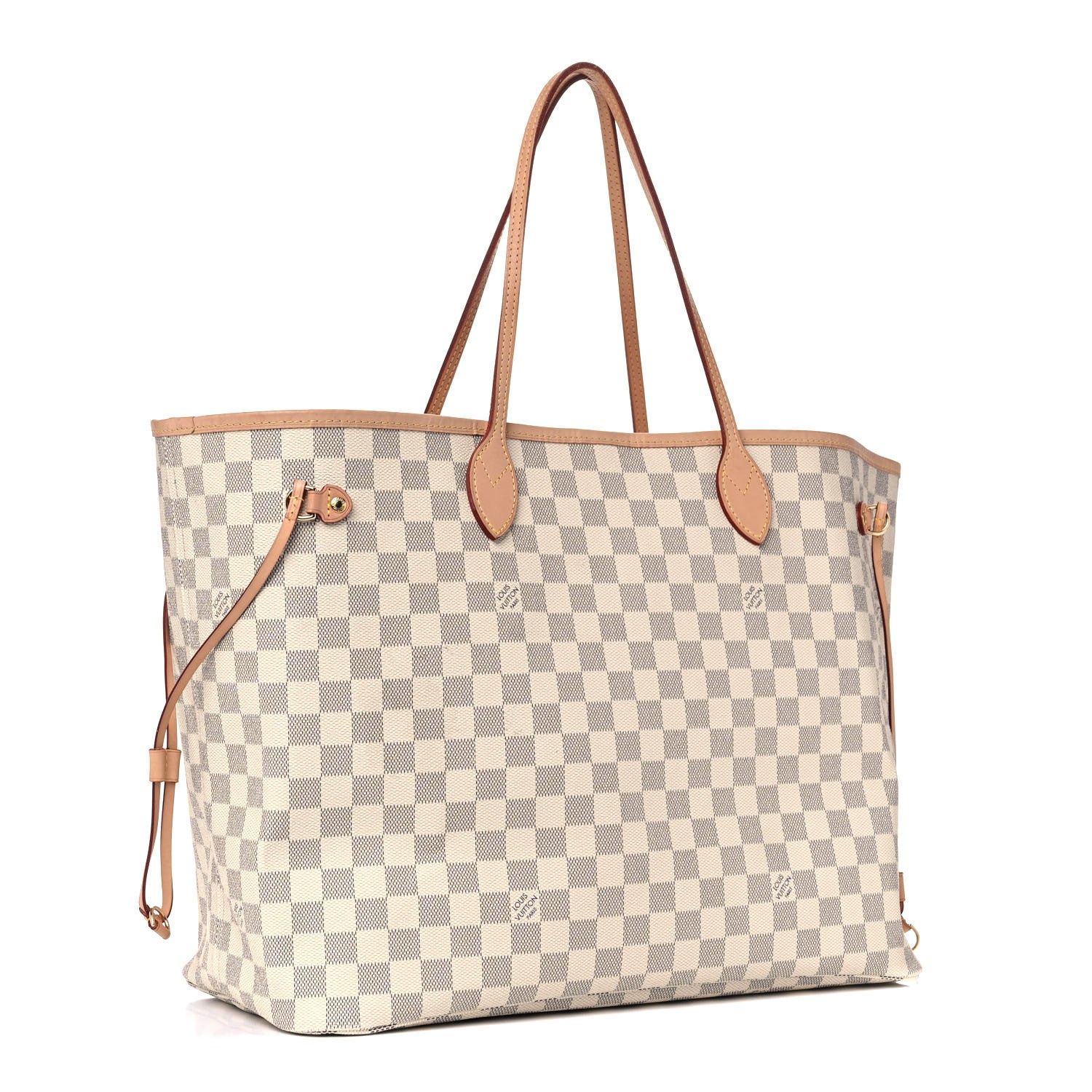 Louis Vuitton Damier Azur Neo Neverfull GM Rose Ballerine 3 of 23