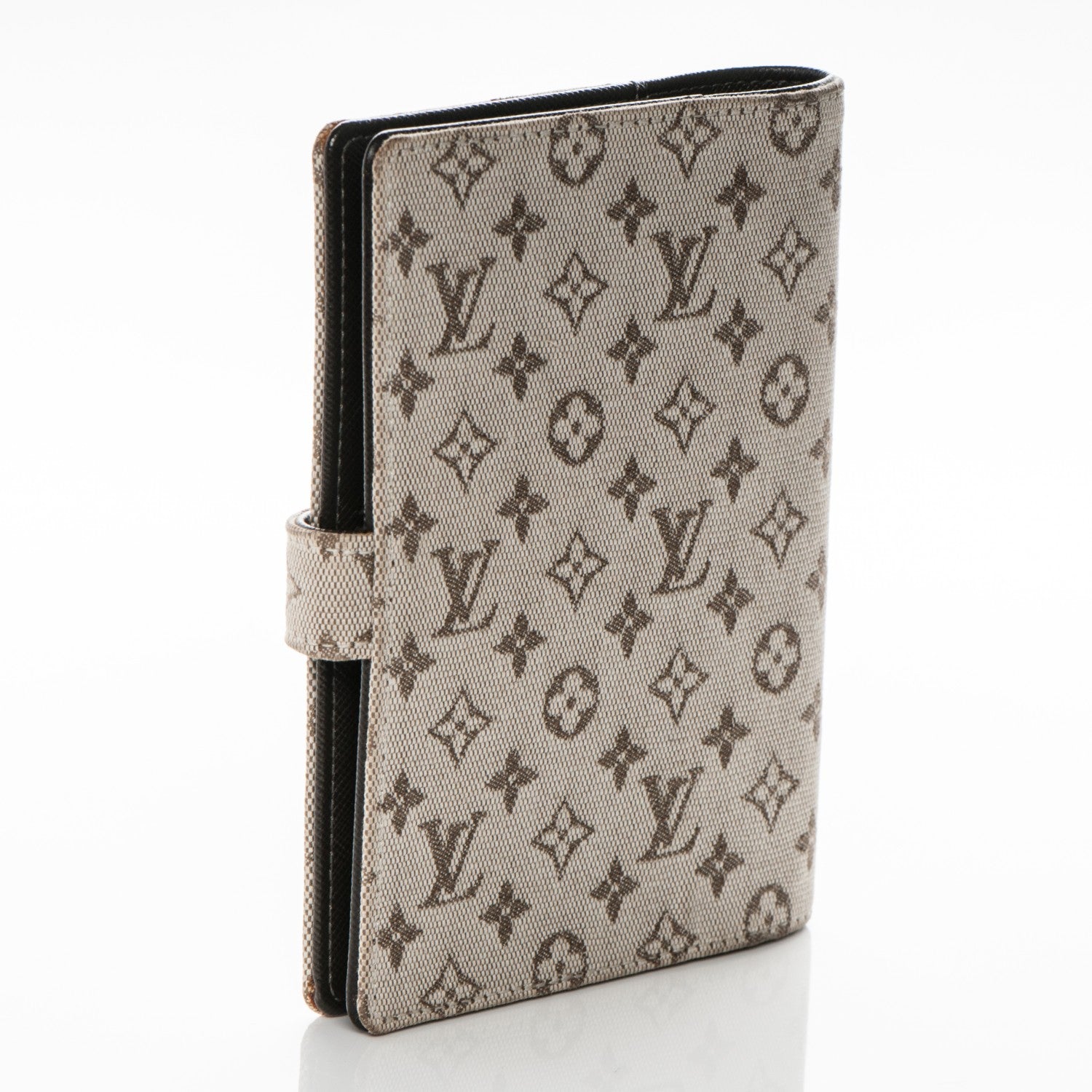 Louis Vuitton Mini Lin Small Ring Agenda Cover Kaki 3 of 6