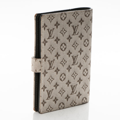 Louis Vuitton Mini Lin Small Ring Agenda Cover Kaki 3 of 6